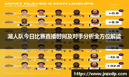 湖人队今日比赛直播时间及对手分析全方位解读